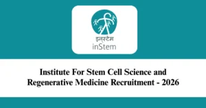 InStem Recruitment 2026