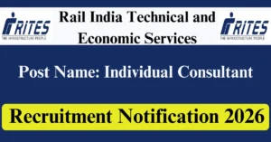 RITES Recruitment 2026