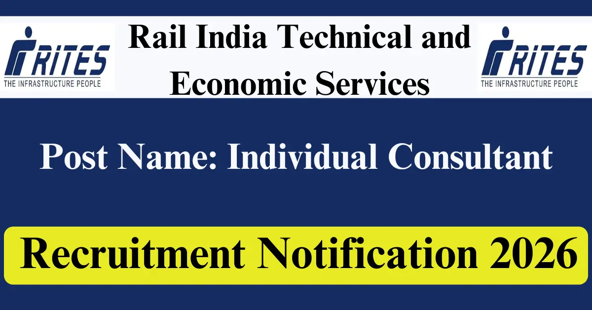 RITES Recruitment 2026