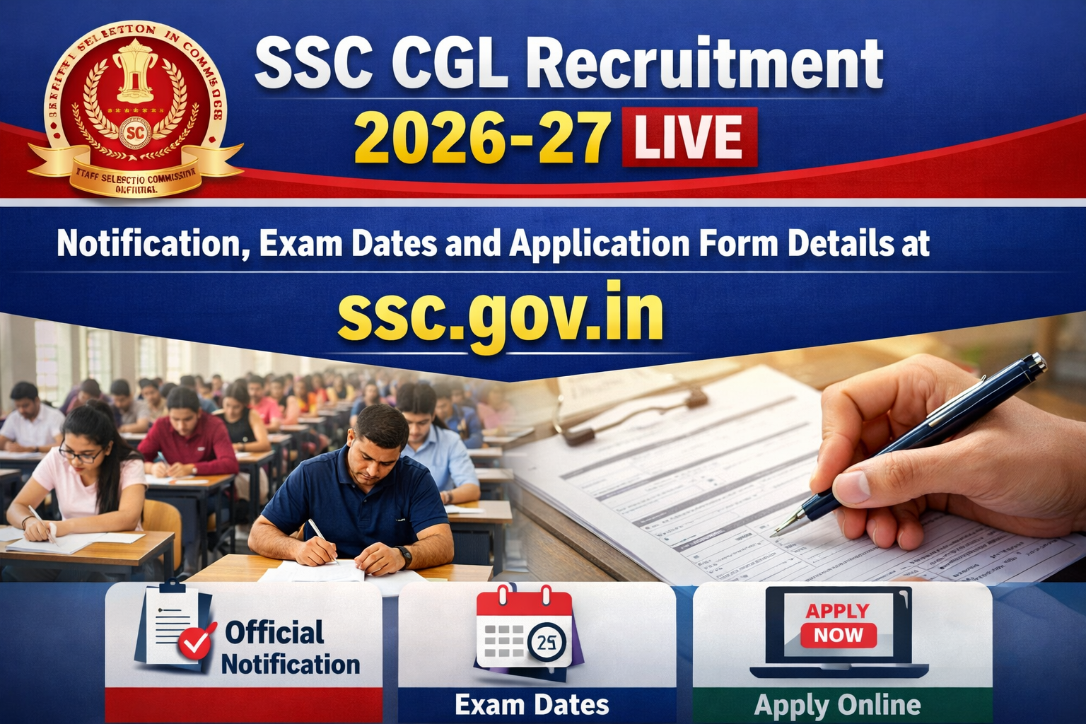 SSC CGL Recruitment 2026-27