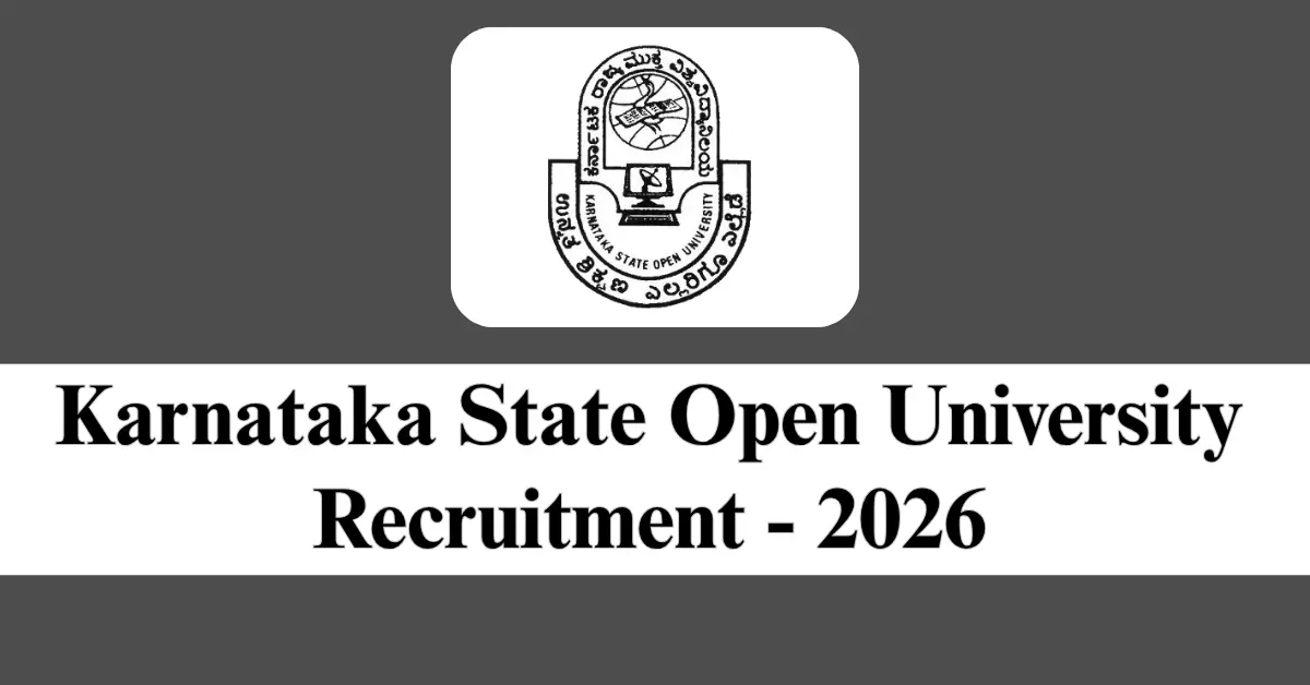 KSOU Recruitment 2026