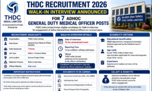THDC Recruitment 2026
