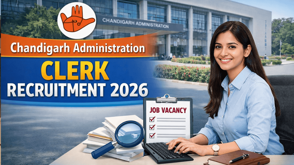 Chandigarh Administration Clerk Recruitment 2026
