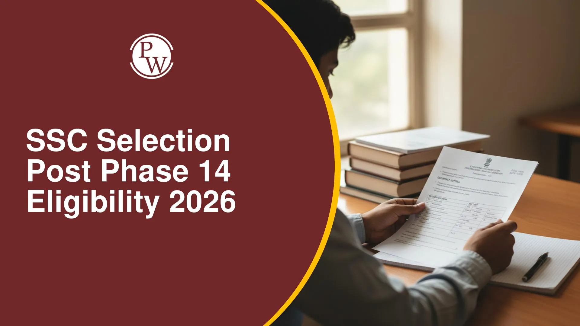SSC Selection Post Phase 14 Notification 2026